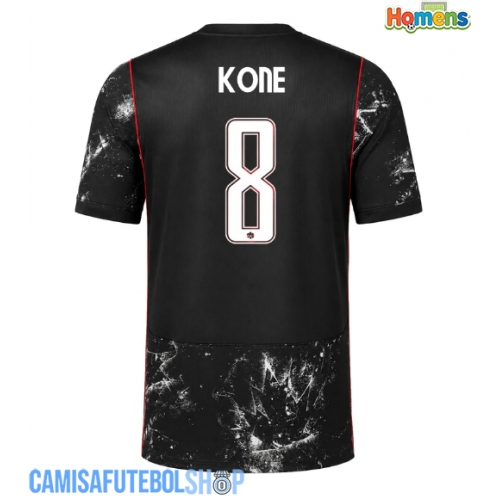 Camisa de time de futebol Canadá Ismael Kone #8 Replicas 2º Equipamento Mundo 2026 Manga Curta